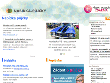 Tablet Screenshot of nabidka-pujcky.cz